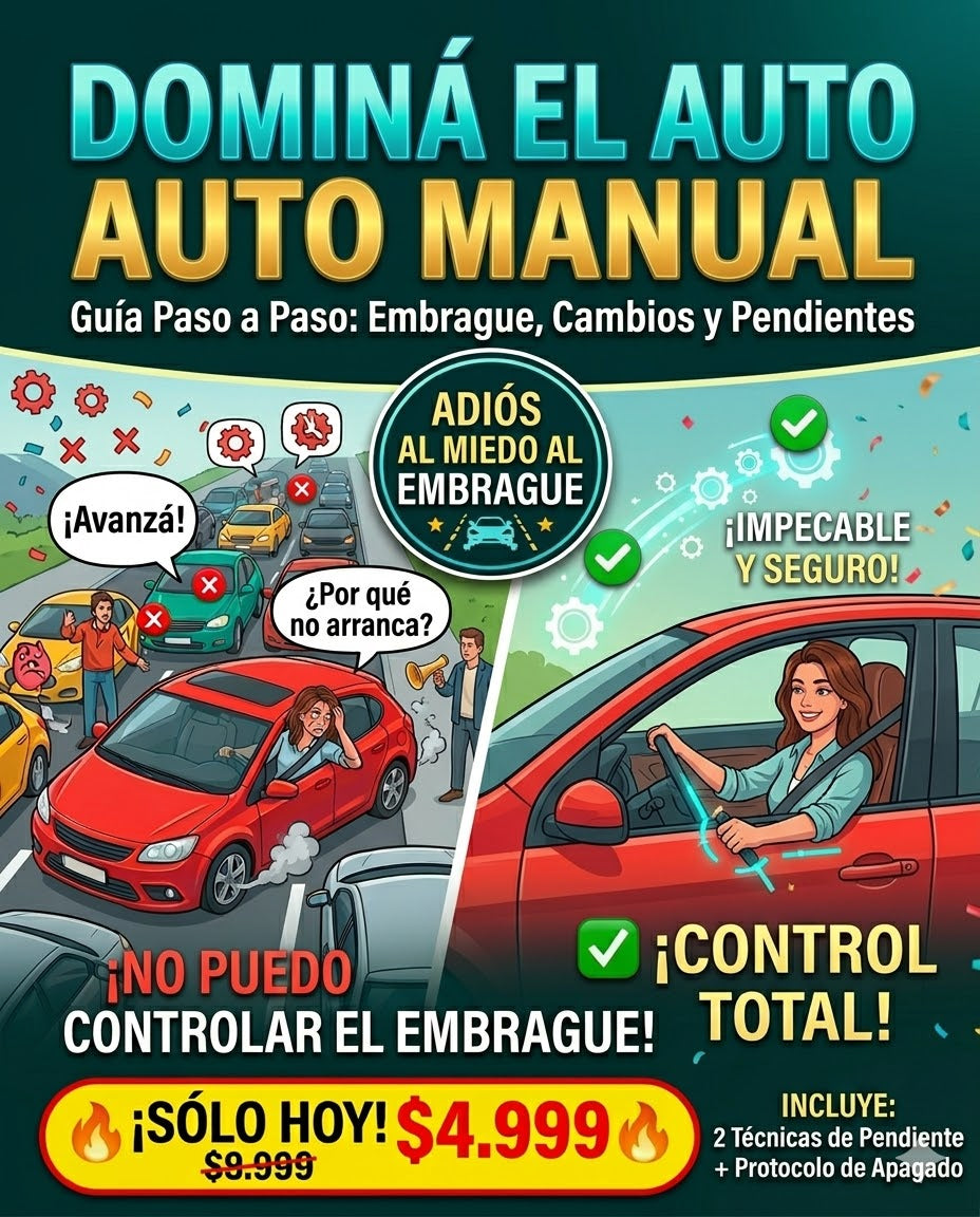 DOMINA EL AUTO MANUAL SIN QUE SE APAGUE